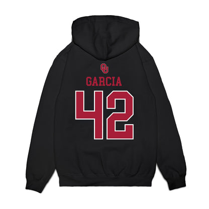 Oklahoma - NCAA Softball : Gabriella Garcia - Sooners Go Yard! Premium Hooded Sweatshirt-1