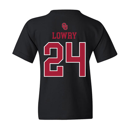 Oklahoma - NCAA Softball : Audrey Lowry - Sooners Go Yard! Youth T-Shirt-1