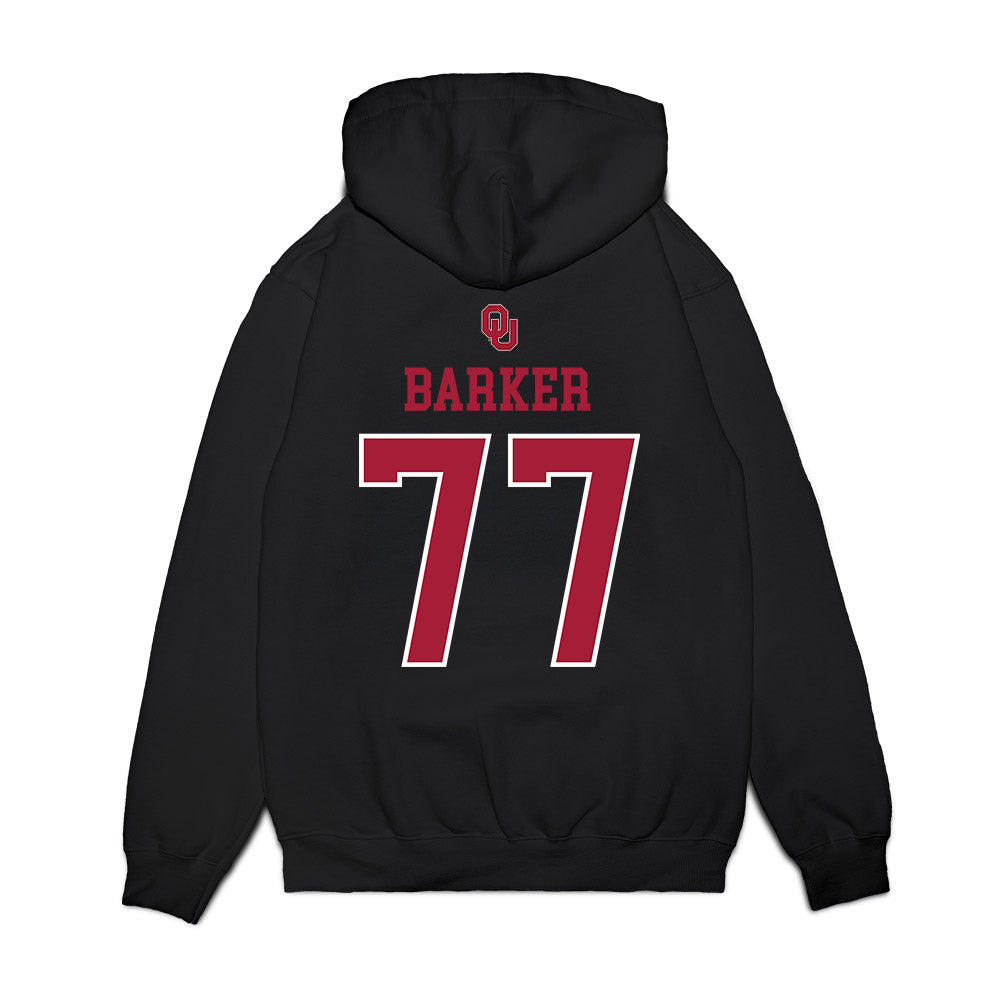 Oklahoma - NCAA Softball : Sydney Barker - Sooners Go Yard! Premium Hooded Sweatshirt-1