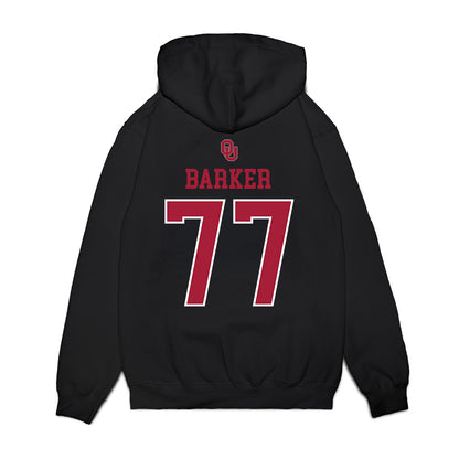 Oklahoma - NCAA Softball : Sydney Barker - Sooners Go Yard! Premium Hooded Sweatshirt-1