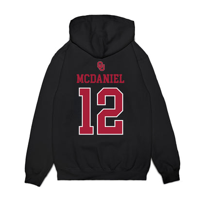 Oklahoma - NCAA Softball : Lexi McDaniel - Sooners Go Yard! Premium Hooded Sweatshirt-1