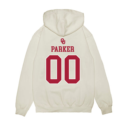 Oklahoma - NCAA Softball : Allyssa Parker - Sooners Go Yard! Premium Hooded Sweatshirt-1