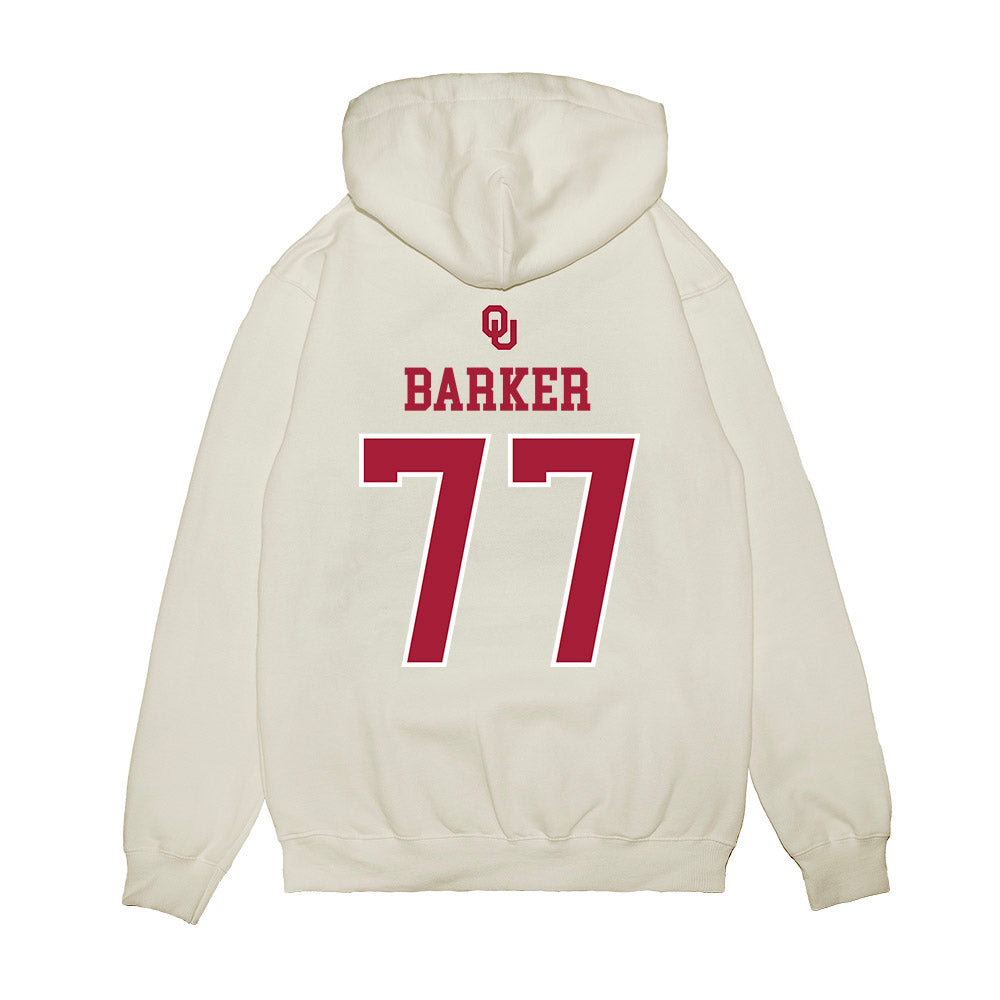 Oklahoma - NCAA Softball : Sydney Barker - Sooners Go Yard! Premium Hooded Sweatshirt-1