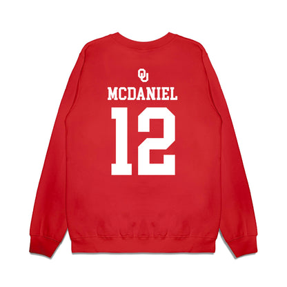 Oklahoma - NCAA Softball : Lexi McDaniel - Sooners Go Yard! Premium Crewneck Sweatshirt-1