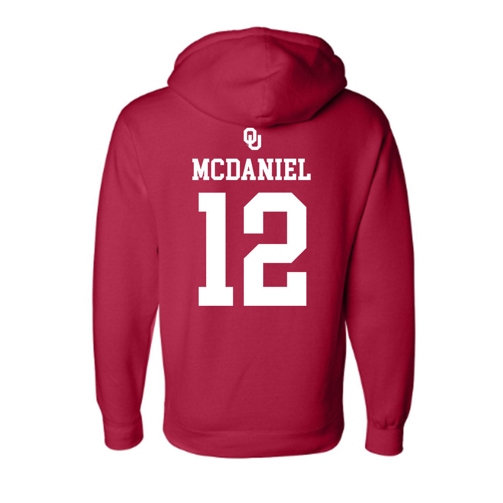 Oklahoma - NCAA Softball : Lexi McDaniel - Sooners Go Yard! Hooded Pullover Sweatshirt-1