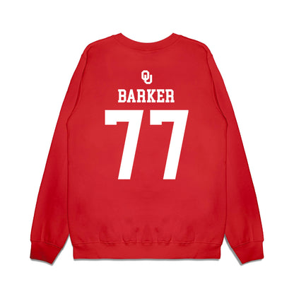 Oklahoma - NCAA Softball : Sydney Barker - Sooners Go Yard! Premium Crewneck Sweatshirt-1