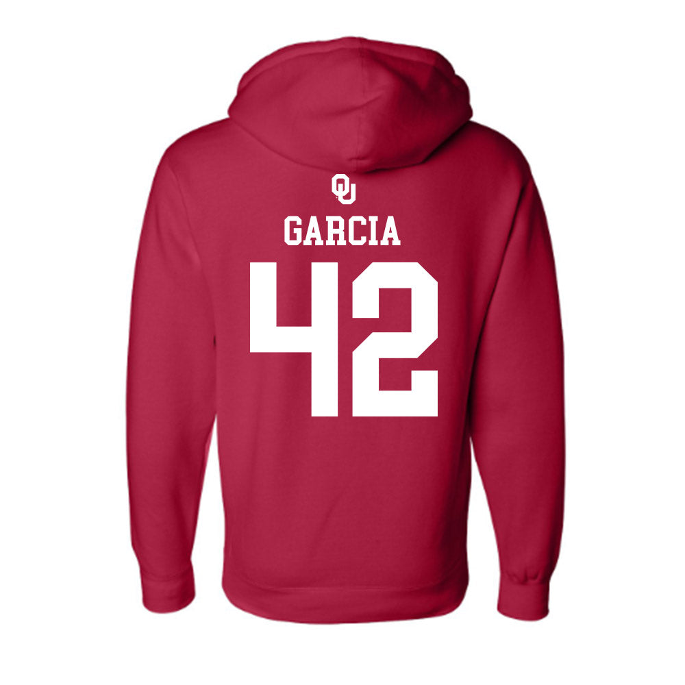 Oklahoma - NCAA Softball : Gabriella Garcia - Sooners Go Yard! Hooded Pullover Sweatshirt-1