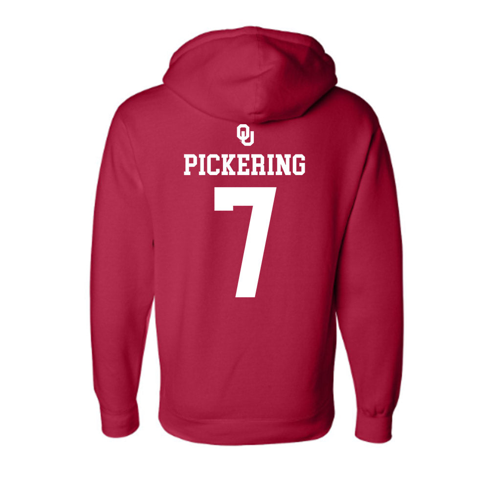 Oklahoma - NCAA Softball : Kasidi Pickering - Sooners Go Yard! Hooded Pullover Sweatshirt-1