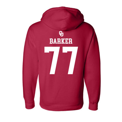 Oklahoma - NCAA Softball : Sydney Barker - Sooners Go Yard! Hooded Pullover Sweatshirt-1
