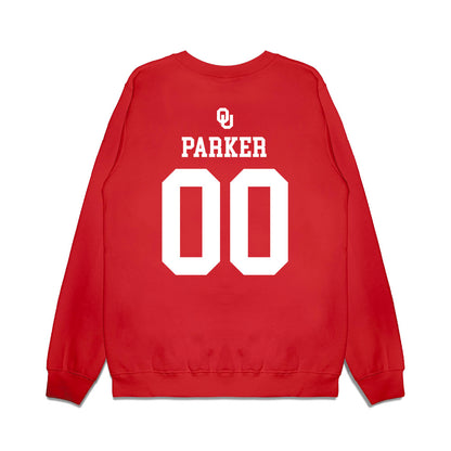 Oklahoma - NCAA Softball : Allyssa Parker - Sooners Go Yard! Premium Crewneck Sweatshirt-1