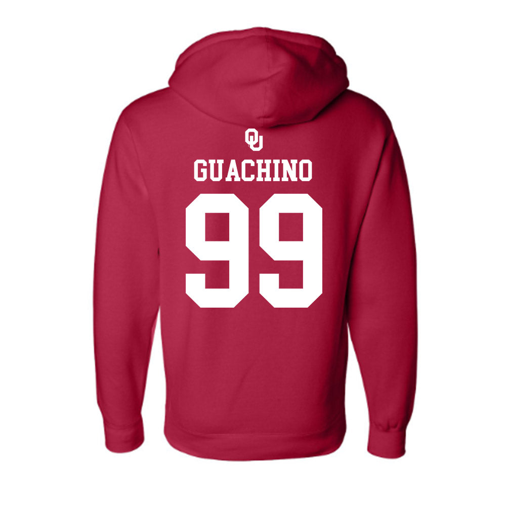 Oklahoma - NCAA Softball : Miali Guachino - Sooners Go Yard! Hooded Pullover Sweatshirt-1