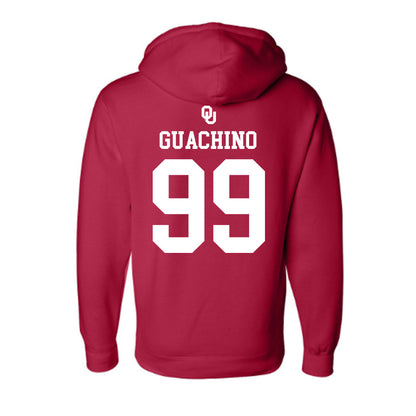 Oklahoma - NCAA Softball : Miali Guachino - Sooners Go Yard! Hooded Pullover Sweatshirt-1
