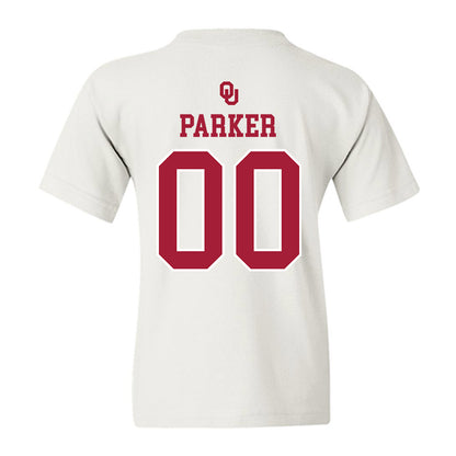 Oklahoma - NCAA Softball : Allyssa Parker - Sooners Go Yard! Youth T-Shirt-1