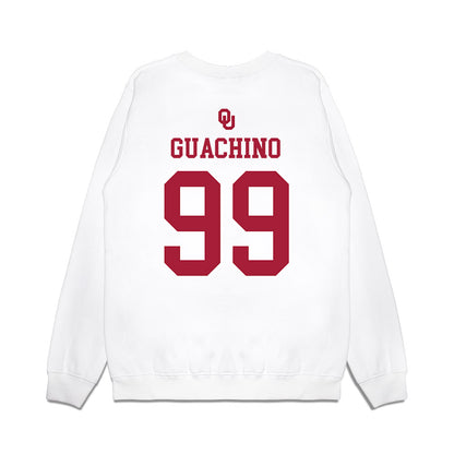 Oklahoma - NCAA Softball : Miali Guachino - Sooners Go Yard! Premium Crewneck Sweatshirt-1