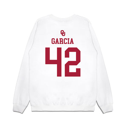 Oklahoma - NCAA Softball : Gabriella Garcia - Sooners Go Yard! Premium Crewneck Sweatshirt-1