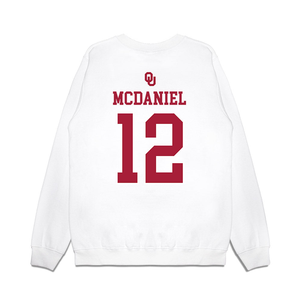 Oklahoma - NCAA Softball : Lexi McDaniel - Sooners Go Yard! Premium Crewneck Sweatshirt-1