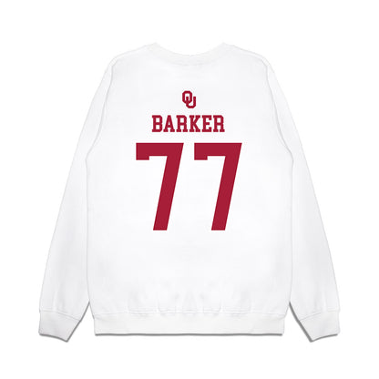 Oklahoma - NCAA Softball : Sydney Barker - Sooners Go Yard! Premium Crewneck Sweatshirt-1