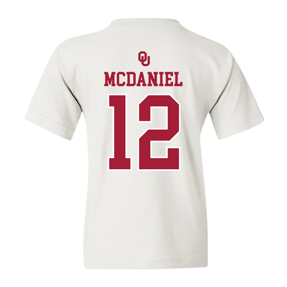 Oklahoma - NCAA Softball : Lexi McDaniel - Sooners Go Yard! Youth T-Shirt-1