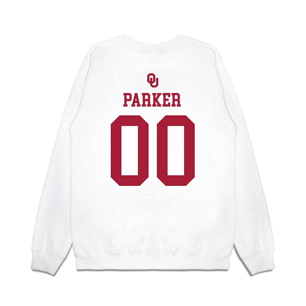 Oklahoma - NCAA Softball : Allyssa Parker - Sooners Go Yard! Premium Crewneck Sweatshirt-1