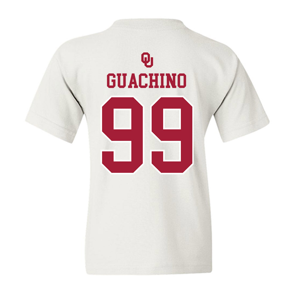 Oklahoma - NCAA Softball : Miali Guachino - Sooners Go Yard! Youth T-Shirt-1