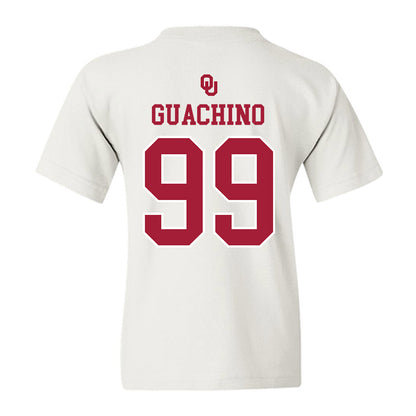 Oklahoma - NCAA Softball : Miali Guachino - Sooners Go Yard! Youth T-Shirt-1