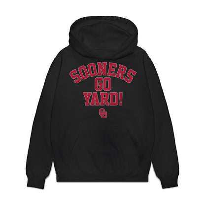Oklahoma - NCAA Softball : Ella Parker - Sooners Go Yard! Premium Hooded Sweatshirt-0