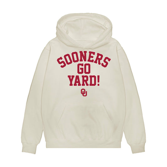 Oklahoma - NCAA Softball : Allyssa Parker - Sooners Go Yard! Premium Hooded Sweatshirt-0