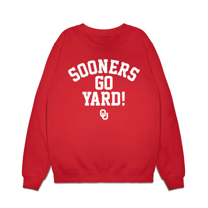 Oklahoma - NCAA Softball : Chaney Helton - Sooners Go Yard! Premium Crewneck Sweatshirt-0