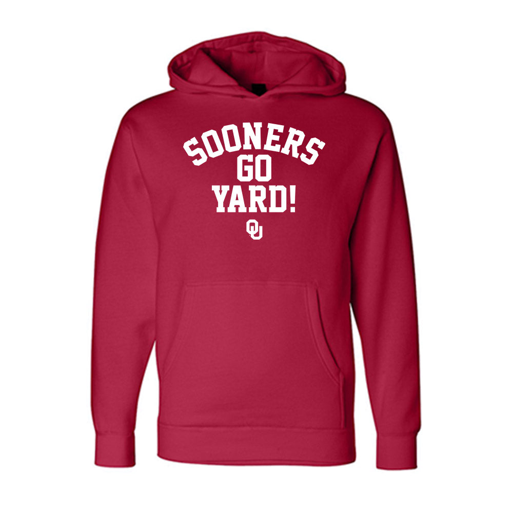 Oklahoma - NCAA Softball : Chaney Helton - Sooners Go Yard! Hooded Pullover Sweatshirt-0