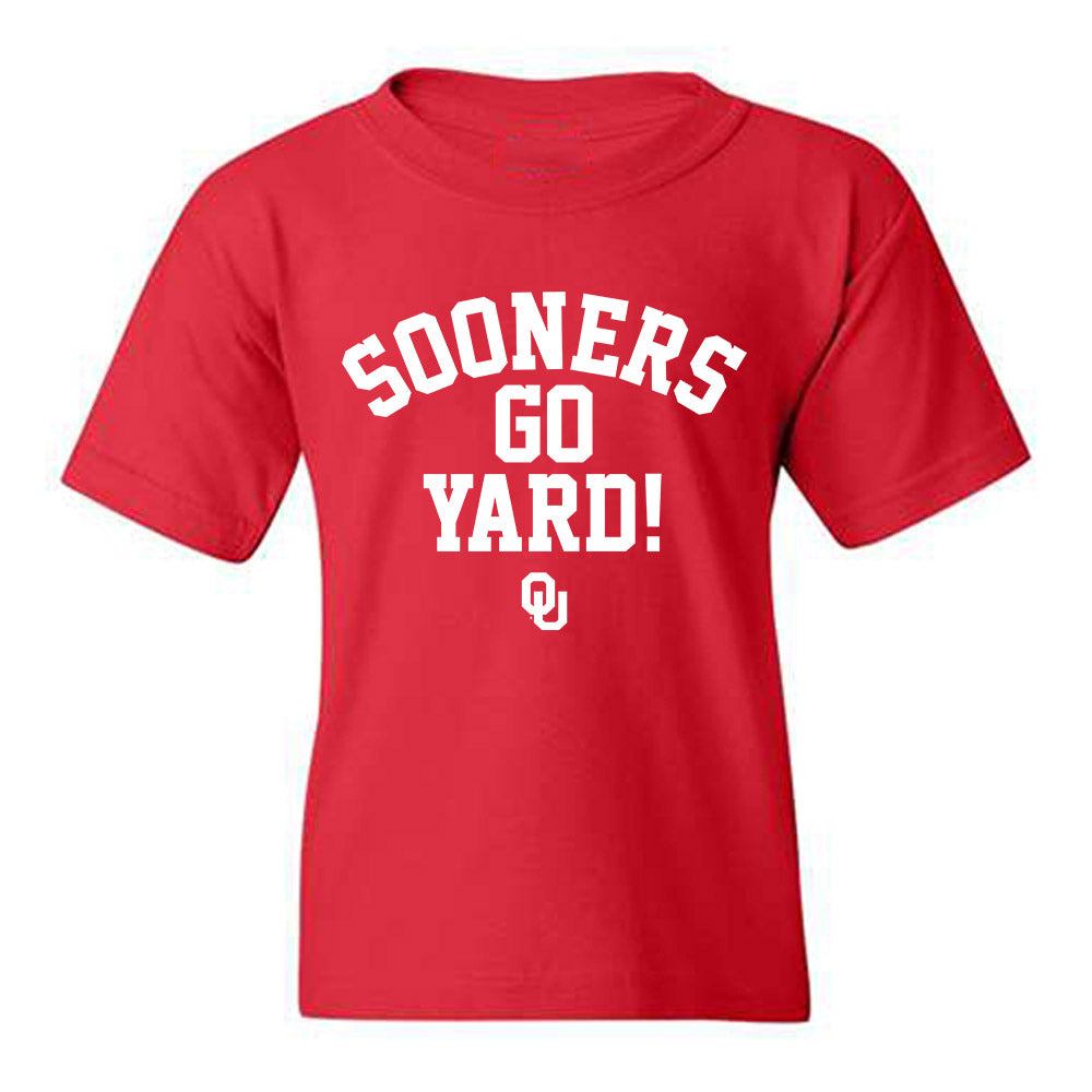 Oklahoma - NCAA Softball : Lexi McDaniel - Sooners Go Yard! Youth T-Shirt-0