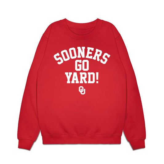 Oklahoma - NCAA Softball : Audrey Lowry - Sooners Go Yard! Premium Crewneck Sweatshirt-0