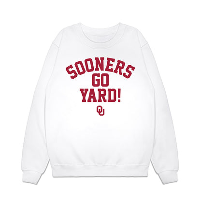Oklahoma - NCAA Softball : Chaney Helton - Sooners Go Yard! Premium Crewneck Sweatshirt-0