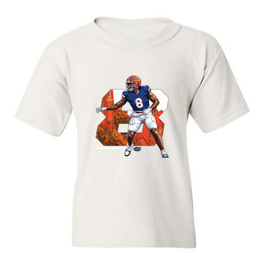 Florida - NCAA Football : Aaron Chiles Jr. - Collage Youth T-Shirt-0