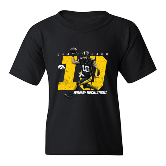Iowa - NCAA Football : Jeremy Hecklinski - Collage Youth T-Shirt-0