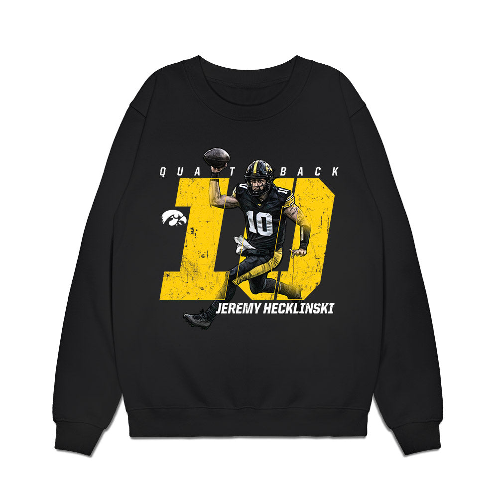 Iowa - NCAA Football : Jeremy Hecklinski - Collage Premium Crewneck Sweatshirt-0