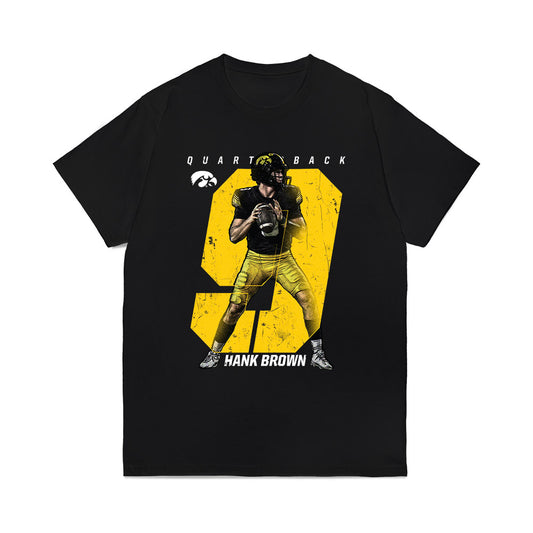 Iowa - NCAA Football : Hank Brown - Collage Comfort Colors T-Shirt-0