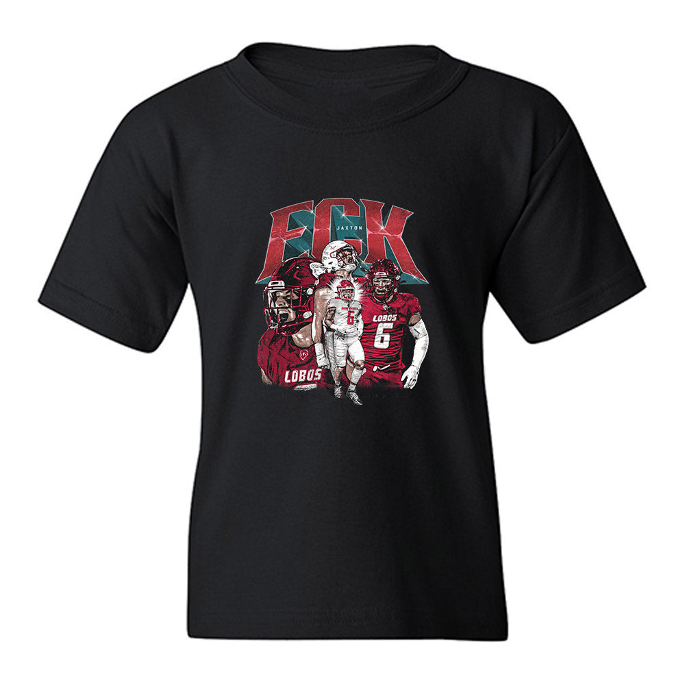 New Mexico - NCAA Football : Jaxton Eck - Collage Youth T-Shirt-0