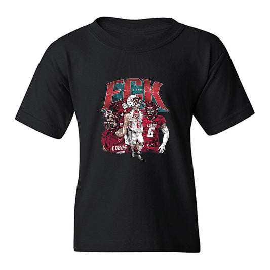 New Mexico - NCAA Football : Jaxton Eck - Collage Youth T-Shirt-0
