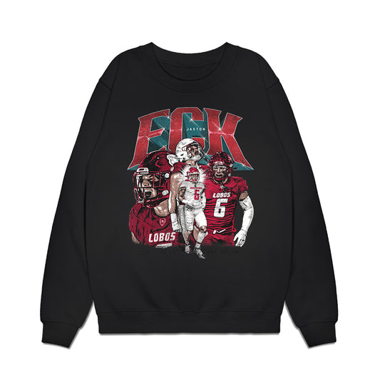 New Mexico - NCAA Football : Jaxton Eck - Collage Premium Crewneck Sweatshirt-0
