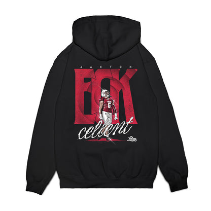 New Mexico - NCAA Football : Jaxton Eck - Collage Premium Hooded Sweatshirt-1