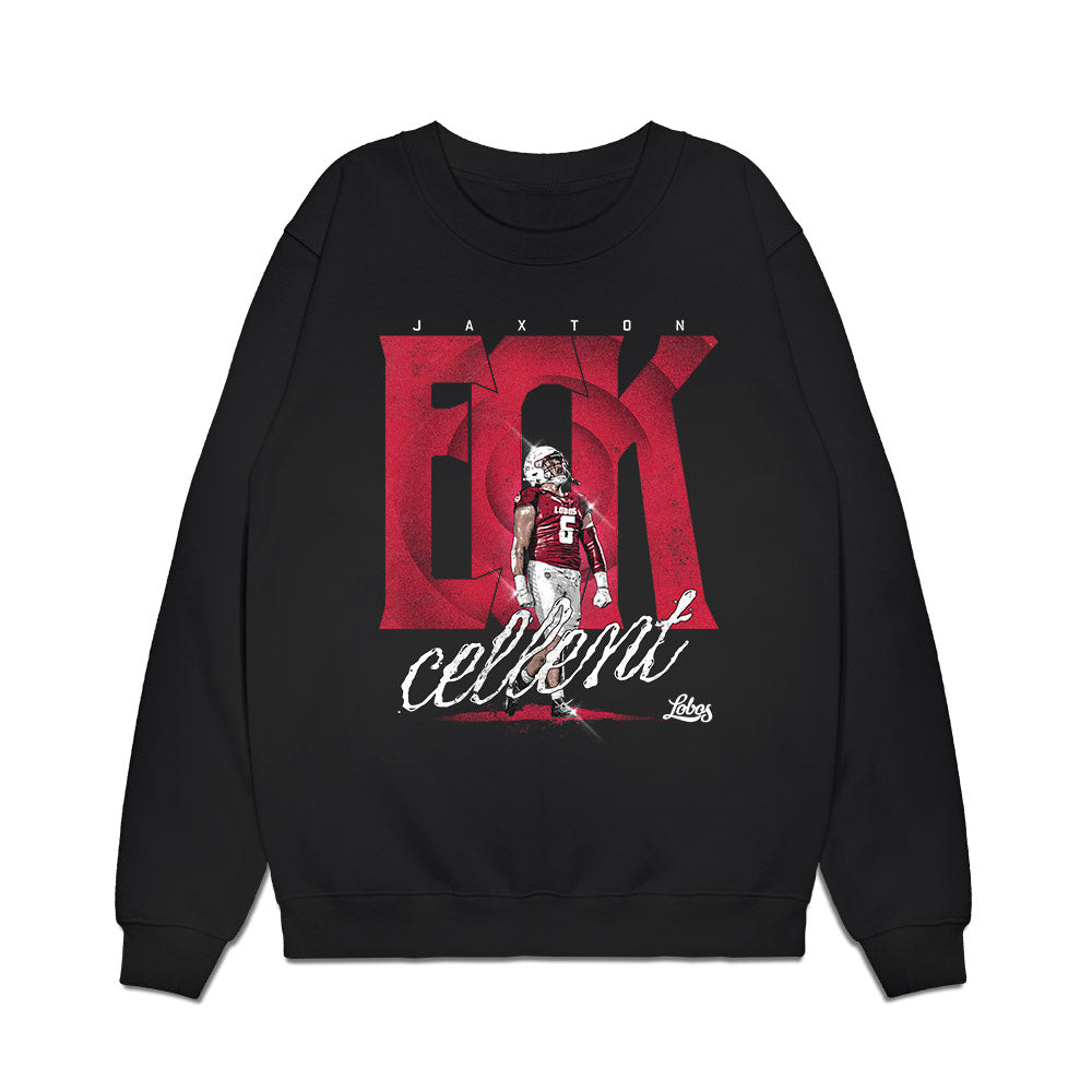 New Mexico - NCAA Football : Jaxton Eck - Collage Premium Crewneck Sweatshirt-0