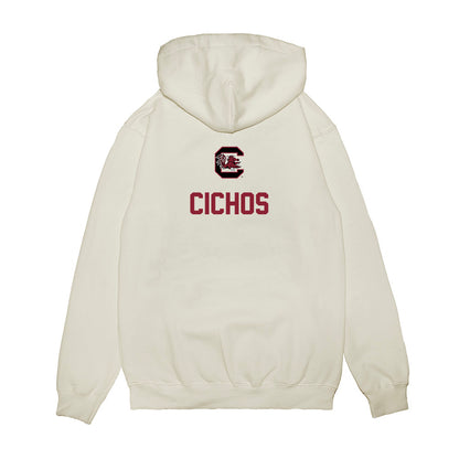 South Carolina - NCAA Equestrian : Samantha Cichos - National Champions Premium Hooded Sweatshirt-1