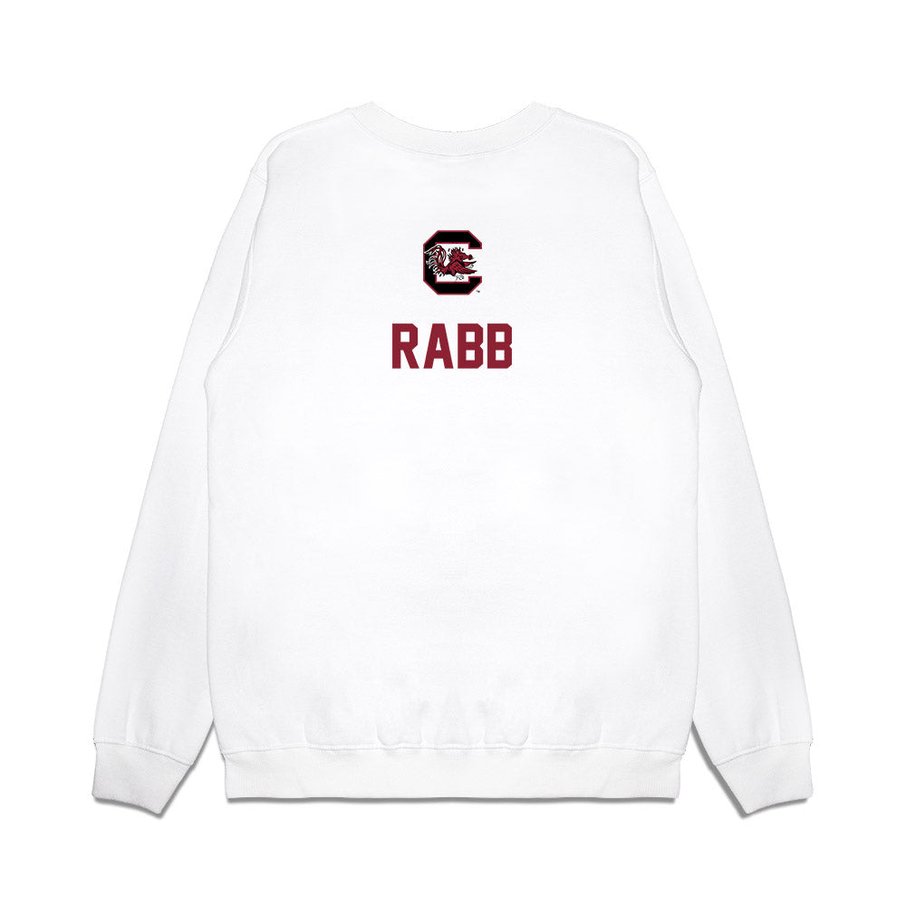 South Carolina - NCAA Equestrian : Sarah Rabb - National Champions Premium Crewneck Sweatshirt-1