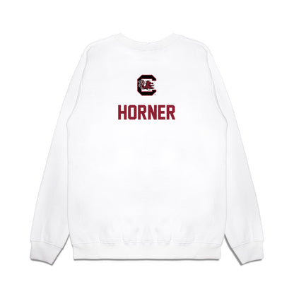 South Carolina - NCAA Equestrian : Faith Horner - National Champions Premium Crewneck Sweatshirt-1