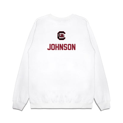 South Carolina - NCAA Equestrian : Susannah Johnson - National Champions Premium Crewneck Sweatshirt-1