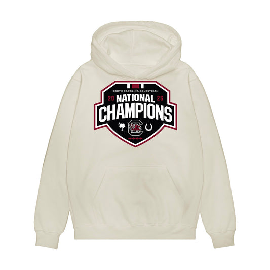 South Carolina - NCAA Equestrian : Kendal Norcross - National Champions Premium Hooded Sweatshirt-0