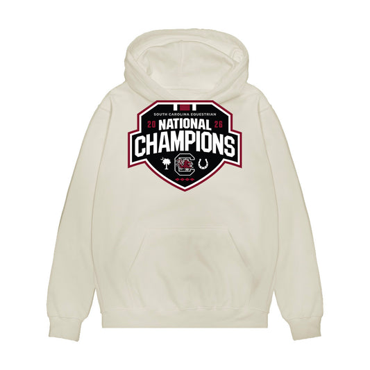 South Carolina - NCAA Equestrian : Brooke Farfone - National Champions Premium Hooded Sweatshirt-0