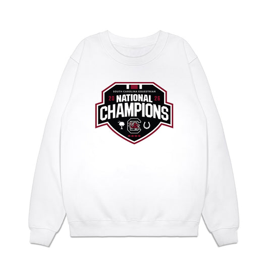 South Carolina - NCAA Equestrian : Jenna Berghorst - National Champions Premium Crewneck Sweatshirt-0