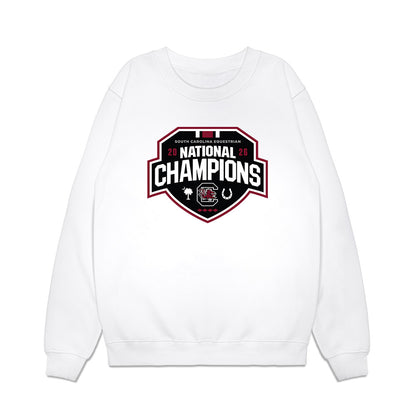 South Carolina - NCAA Equestrian : Ruby Voortmeyer - National Champions Premium Crewneck Sweatshirt-0
