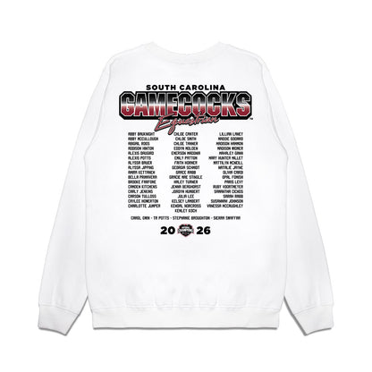 South Carolina - NCAA Equestrian : National Champions Roster Premium Crewneck Sweatshirt-1